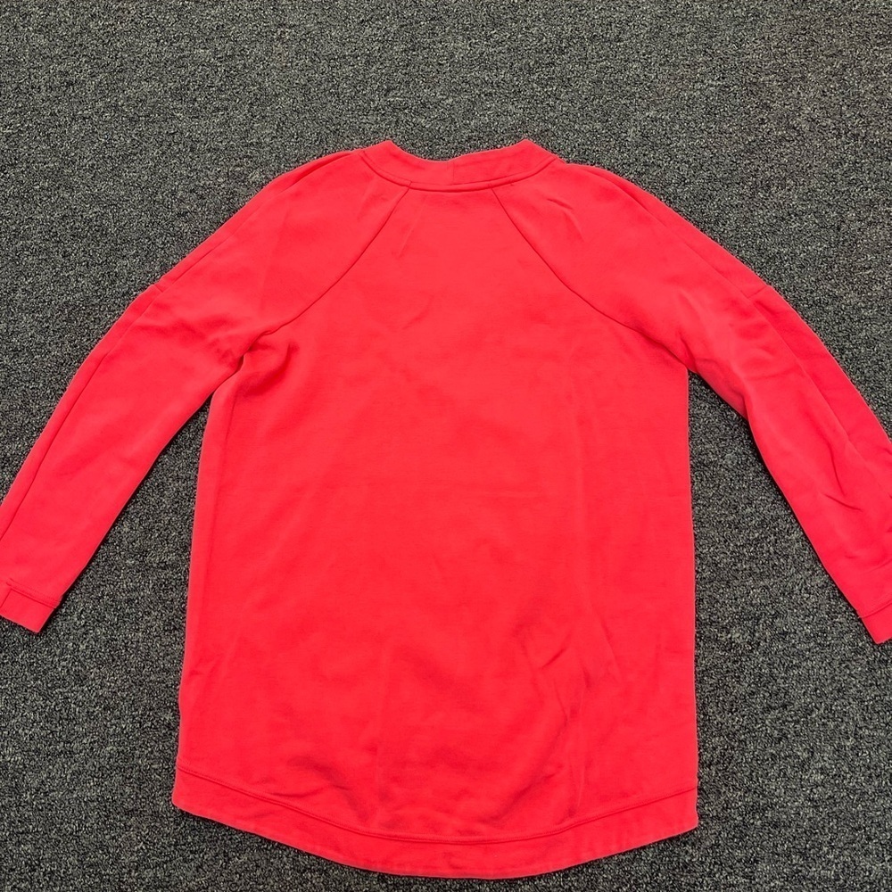 Nike Women’s Coral V-Neck Sweatshirt Size Small - Picture 7 of 9